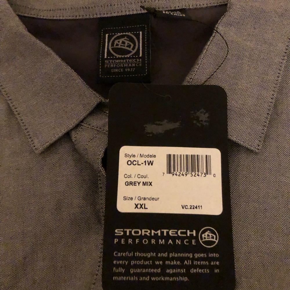 Stormtech Performance Men's Casual Grey Shirt